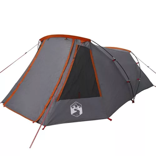  Alagút sátor tetővel Szürke és narancs 328 x 228 x 115 cm