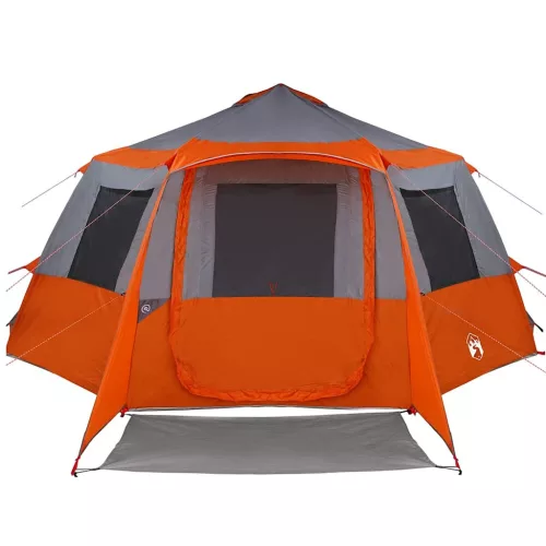  Kabin sátor tetővel Szürke és narancs 500 x 500 x 294 cm