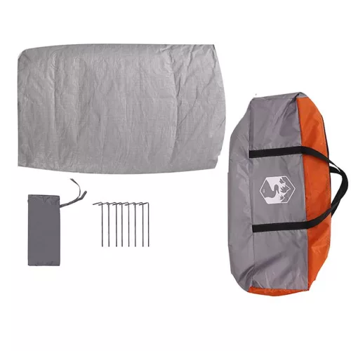  Belső sátor tetővel Szürke és narancs 300 x 300 x 250 cm