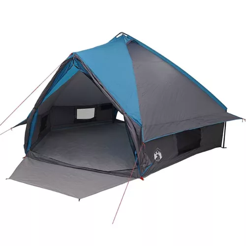  Teepee sátor tetővel tárolóval Kék és Szürke 490 x 410 x 210 cm