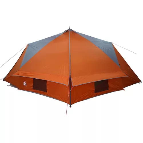  Teepee sátor tetővel Szürke és narancs 490 x 410 x 210 cm