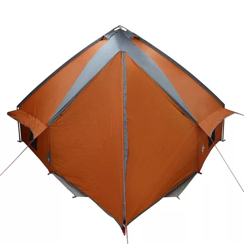  Teepee sátor tetővel Szürke és narancs 490 x 410 x 210 cm