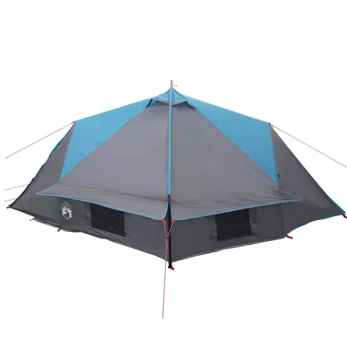  Teepee sátor tetővel tárolóval Kék és Szürke 490 x 410 x 210 cm