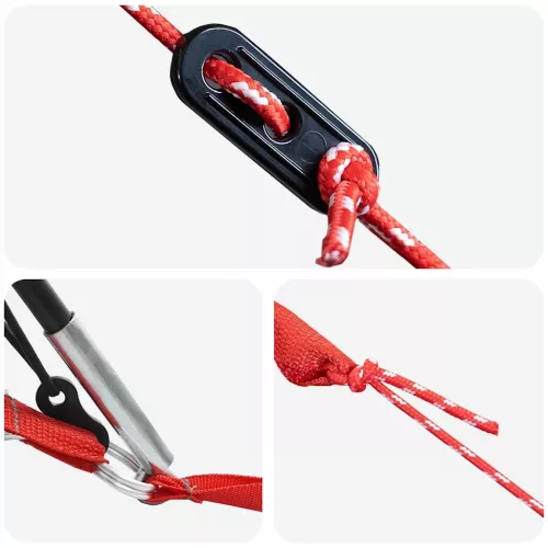  Családi Sátor tetővel Kék és Szürke 745 x 700 x 217 cm