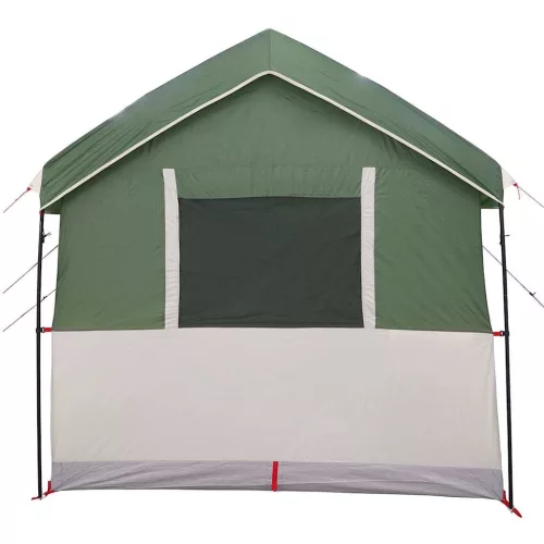  Családi Sátor tetővel Zöld és Fehér 324 x 255 x 230 cm