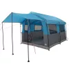 Családi Sátor tetővel Kék és Szürke 324 x 255 x 230 cm