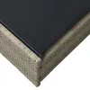  Napozóágy Bézs 60x200x27 cm Polyrattan