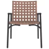  Kerti székek 2 db Fekete 79x56x73,5 cm Poly Rattan