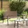  Kerti Pad Fekete 113x79x75 cm Poli Rattan