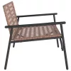  Kerti Pad Fekete 113x79x75 cm Poli Rattan