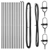  Kerítéselemek 13 db Szürke Ø32 mm 190 cm Galvanizált Acél
