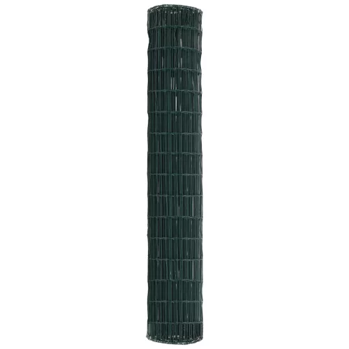  Euró Kerítés Zöld 1.5x10 m Acél