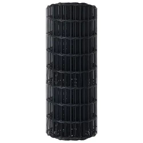  Euro Kerítés Szürke 0,4x10 m Acél