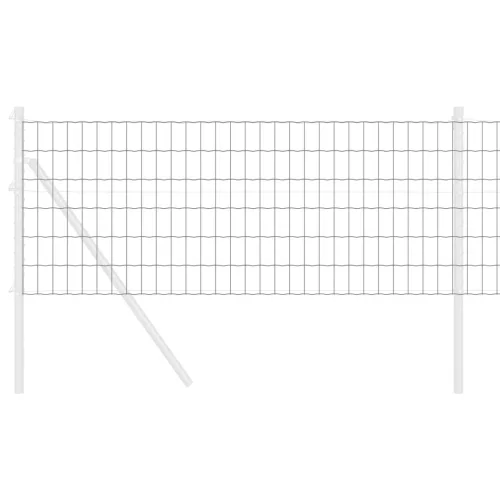  Euro Kerítés Szürke 0,6x10 m Acél