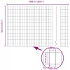  Szürke Euro Kerítés 1.2 x 10 m Acél