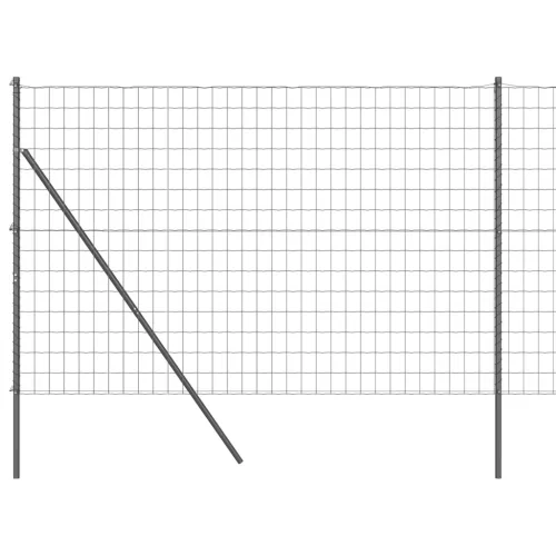  Euro Kerítés Szürke 1.6x10 m Acél