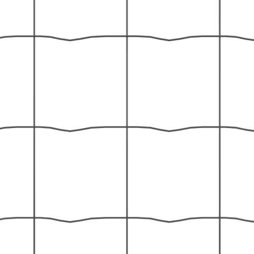  Euro Kerítés Szürke 1.6x10 m Acél