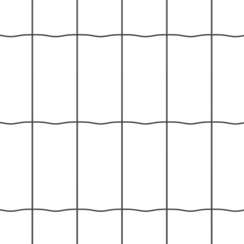  Szürke Európai Kerítés 0.6x25 m Acél