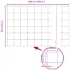  Szürke Euro kerítés 0.6x50 m Acél
