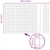  Európai kerítés 1x25 m Galvanizált Acél