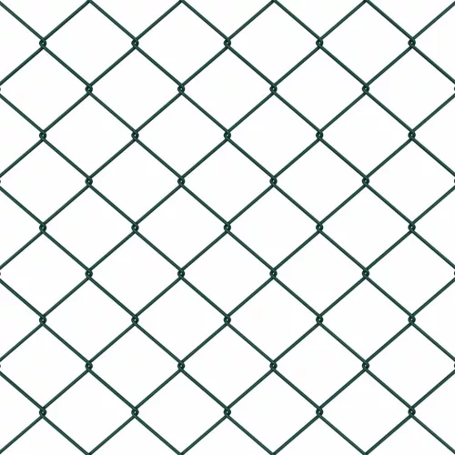  Kerítés Zöld 10 x 1.4 m Fém PVC bevonattal