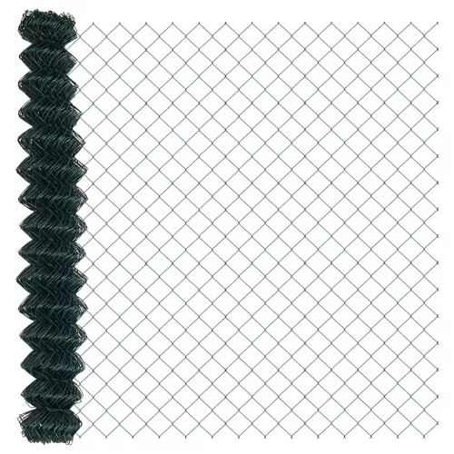  Láncos Kerítés Zöld 1.6x10 m Acél