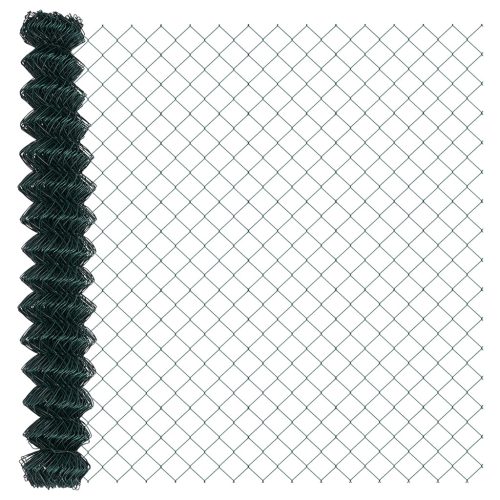  Összecsukható kerítés Zöld 1,5x10 m Acél