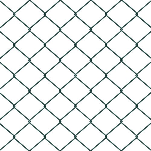  Összecsukható kerítés Zöld 1,5x10 m Acél