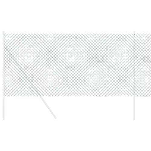  Lánckerítés Zöld 0.8x25 m Acél