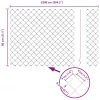  Lánckerítés Zöld 0.8x25 m Acél