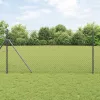  Drótháló Kerítés Szürke 1.4x10 m Acél