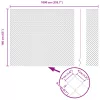  Lánckerítés Szürke 1.6x10 m Acél