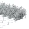  Láncszövet kerítés 0.4x10 m galvanizált acél