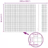  Zöld PVC Bevonatú Vas Hegesztett Drótháló Kerítés 0.8x25 m Acél