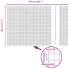  Hegesztett Drótkerítés Szürke 1,2x10 m Acél