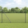  Hegesztett Drótháló Kerítés Szürke 1.5x50 m Acél