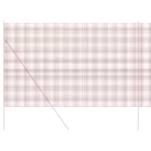  Hegesztett Drótkerítés Piros 1.5x10 m Acél