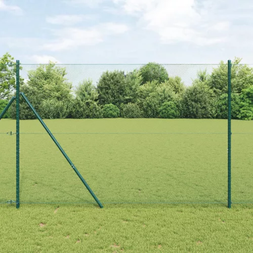  Hexagon Kerítés Zöld 1.5x10 m Acél