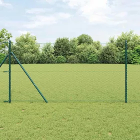  Hexagon kerítés Zöld 1.4 x 25 m Acél