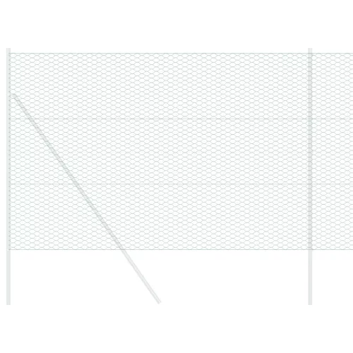  Hatszögletű kerítés Zöld 1.5x50 m Acél