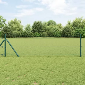  Hexagon Kerítés Zöld 0.5x100 m Acél