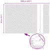  Hexagon Kerítés Zöld 0.5x100 m Acél