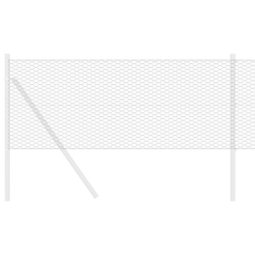  Hatoszögű Kerítés Szürke 0.4x10 m Acél