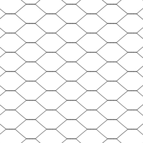  Hatoszögű Kerítés Szürke 0.4x10 m Acél