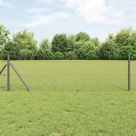  Hatszögű Kerítés Szürke 0.5x10 m Acél