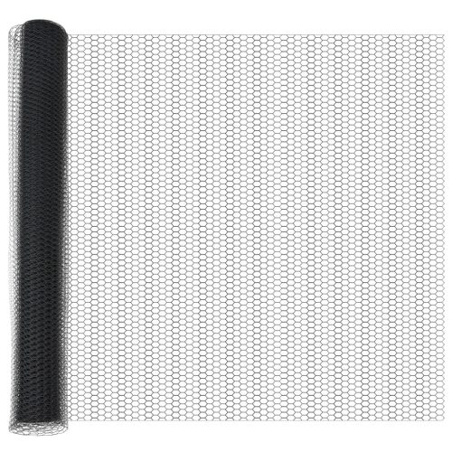  Hatszögletű Kerítés Szürke 1x10 m Acél