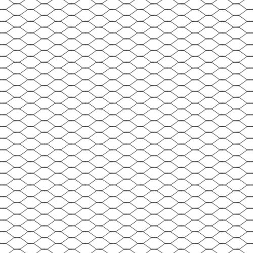  Hatszögletű Kerítés Szürke 1x10 m Acél