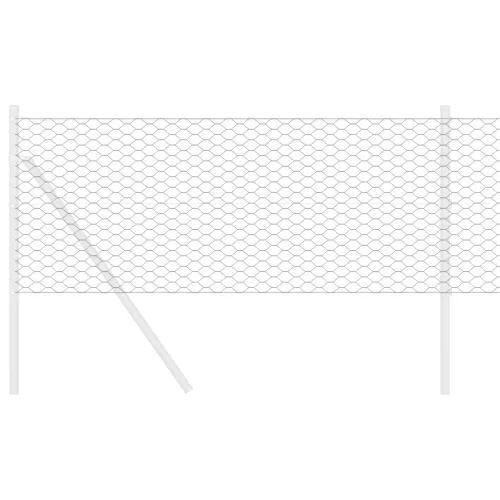  Szürke hatszögletű kerítés 0.4x25 m acél