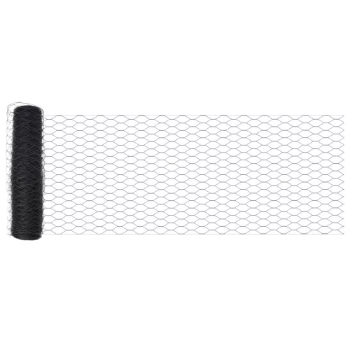  Szürke Hexagon Kerítés 0.6x50 m Acél