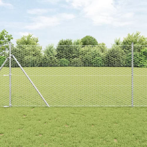  Hatszögletű kerítés 1.4x25 m Horganyzott acél